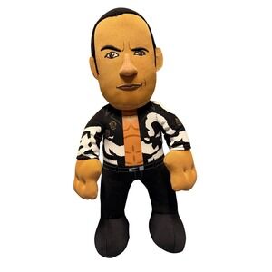 WWE The Rock Bleacher Creatures 10 Inch Plush Figure Wrestling Dwayne Johnson